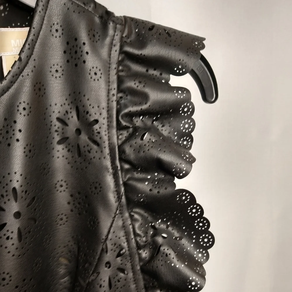 MICHAEL KORS Faux Leather Dress